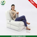 Faux cuero plegable seccional lounger cushion bean bag